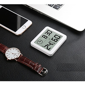 Đồng hồ đo nhiệt độ, độ ẩm siêu mini, siêu mỏng ( Tặng 02 nút kẹp giữ dây điện )