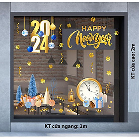 Decal trang trí NOEL 2024 combo số 25