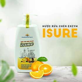 Nước Rửa Chén Enzym Isure Không Chứa Xà Phòng