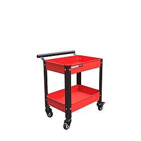 Mua Xe đẩy dụng cụ mini 2 tầng có tay nắm thép sơn tĩnh điện