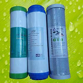 Mua BỘ LÕI 123 (SỐ 1 PP 5 MICRON  SỐ 2 THAN UDF  SỐ 3 THAN CTO)