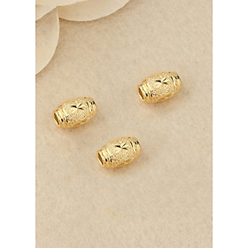 Combo charm bạc hạt ô liu mạ vàng - Ngọc Quý Gemstones