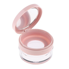 10G Lightweight Empty Makeup Loose Powder Blush Case Refillable Cosmetic Container with Lined Sealed Cap & Sifter