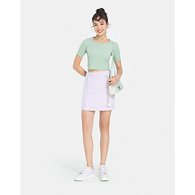 Váy Ngắn Thời Trang JUNO Mini Hàng Nút Lệch JNVNG007