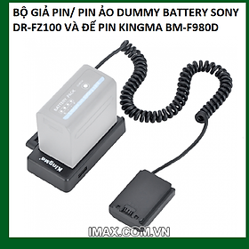Mua BỘ GIẢ PIN/ PIN ẢO DUMMY BATTERY NP-FZ100 + ĐẾ PIN KINGMA BM-F980D - HÀNG CHÍNH HÃNG