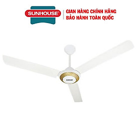 Mua Quạt trần Sunhouse SHD7656  Công suất 85W  Đường kính vòng quay 140cm  Điều khiểm cơ  Có 5 cấp độ gió  Bảo hành 12 tháng