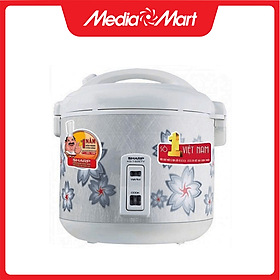 Nồi Cơm Điện Sharp KS-N182ETV SW - 1.8 Lít - Hàng chính hãng