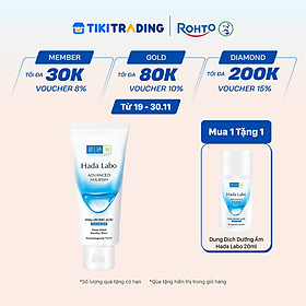 Sữa rửa mặt dưỡng ẩm tối ưu Hada Labo Advanced Nourish Cleanser 80g