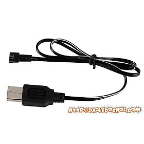 Mua Dây cáp sạc pin 3.6v 250mA chân cắm càng cua đen jack SM 2p