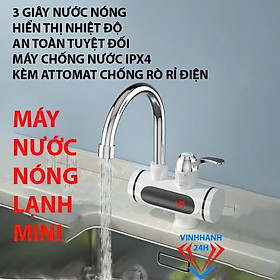 Máy Nước Nóng Trực Tiếp Gắn Chậu Rửa Bát – Nóng Lạnh Ngay Tại Vòi, Tiện Lợi & Chất Lượng Tốt Nhất