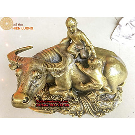 Tượng Đồng Phong Thủy - Mục Đồng Cưỡi Trâu Các Cỡ