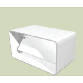 Mua Nối ống chữ nhật + lá chắn gió ngược 60х120  - 612SКPО - Hàng Nhập Khẩu