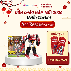 Đồ Chơi Mô Hình Lắp Ráp Xe Hơi Biến Hình HELLO CARBOT Ace Rescue (Cỡ Vừa)