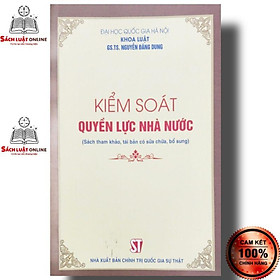 Sách – Kiểm soát quyền lực nhà nước