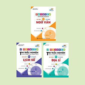 Combo ôn luyện thi trắc nghiệm THPT quốc gia năm 2019 khối C: Văn - Sử - Địa