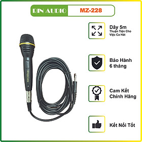 Micro có dây Zenbos MZ-228 cao cấp Karaoke - hàng chính hãng