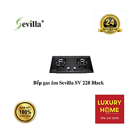 Mua Bếp gas âm Sevilla SV 228 Black  - Hàng chính hãng