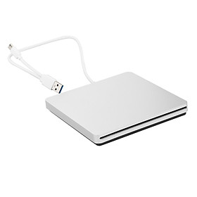 External DVD Drive Burner Slot in Type C Lightweight Compact USB C for PC