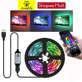 Mua Cuộn Dây 5m Đèn LED Tiktok RGB 5050 Strip Light Amalife Ama2  Trang Trí Phòng  Bàn Máy Tính  Kết Nối Điện Thoại