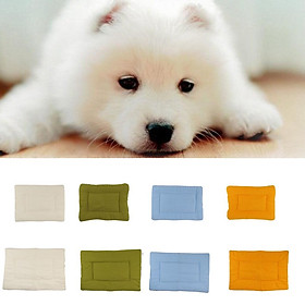 Warm Soft Pet Dog Puppy Cat Kennel Cage Pad Bed Cushion Fleece Mat Nest Beige XS