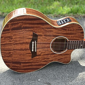 Mua Đàn guitar acoustic FULL ROSEWOOD lắp EQ Fis301 tặng kèm 8 món phụ kiện