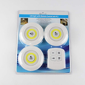 Mua Bộ 3 Đèn Led Mini Chiếu Sáng Thông Minh Không Dây - Dán Tường