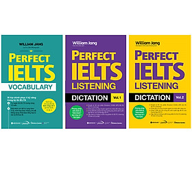 Hình ảnh Combo Sách Luyện Thi IELTS :  Perfect IELTS Vocabulary + Perfect IELTS Listeng Dictation Vol.1 + Perfect IELTS Listeng Dictation Vol.2