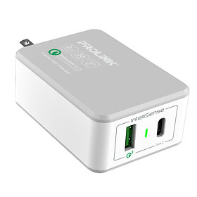 Củ sạc nhanh 2 cổng Prolink PTC23301 - Hàng phân phối chính hãng
