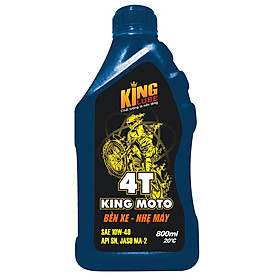 Dầu Nhớt Xe Máy King moto 4T KINGLUBE SN 10W-40