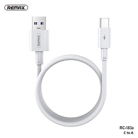 Cáp sạc nhanh Marlik Series Remax RC-183a cổng USB ra Type C max 5A (2 mét) - HÀNG CHÍNH HÃNG