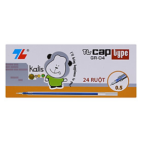 Hộp 24 Ruột Bút Gel Thiên Long GR-04 - Xanh