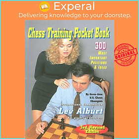 Hình ảnh Sách - Chess Training Pocket Book : 300 Most Important Positions by Lev Alburt (US edition, paperback)