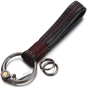 Authentic (zobo) car key chain sheepskin key rope activity key ring car ornaments business gifts birthday gift ZB-930 black