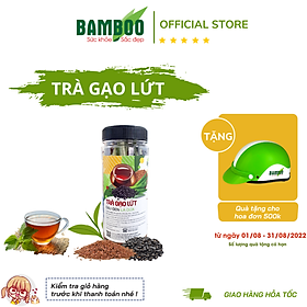  Trà gạo lứt đậu đen lá dứa Bamboo - 350g