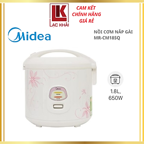 Mua Nồi cơm nắp gài Midea 1.8 lít MR-CM18SQ  Chống dính  công nghệ nấu 1D - Hàng chính hãng - Bảo hành 12 tháng