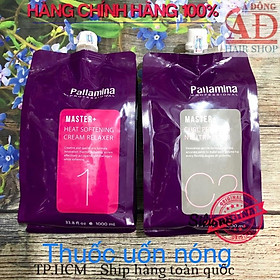 THUỐC UỐN - DUỖI TÓC PALLAMINA NEW SIÊU MỀM QUĂN MÙI HƯƠNG THƠM 1000ML*2