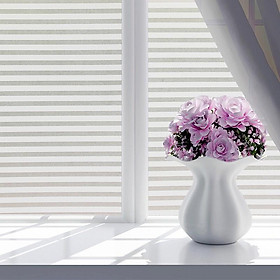 Mua 5M Giấy Dán Kính Họa Tiết sọc trắng Không Cần Keo DK160 -  Khổ 0.6m