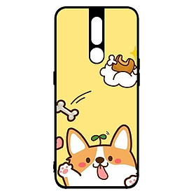 Ốp lưng dành cho điện thoại Oppo F11 Pro Cún Thèm Đùi Gà- Hàng Chính Hãng