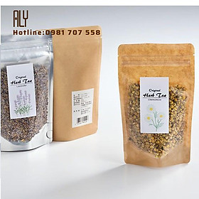 Mua Túi zip 1 mặt giấy kraft 1 mặt trong suốt - siêu dai  chống thấm _aly
