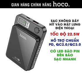 Sạc dự phòng không dây PD20W Hoco Q30, pin sạc dự phòng từ tính nhanh 10000 mAh hàng chính hãng Hoco Mall Official