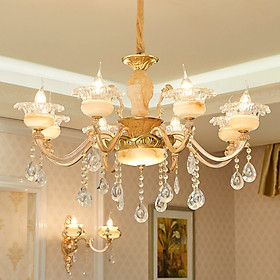 Đèn chùm - đèn trần 3 màu ánh sáng trang trí nội thất sang trọng - kèm bóng Led chuyên dụng
