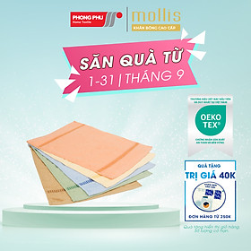 Khăn Tay Mollis Cotton 30x42cm Khăn Cao Cấp Mềm Mịn Thấm Hút Không Ra Màu Không Xù Đồ Lông Gia Đình Spa Khách Sạn HM58