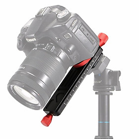 Focusing Rail Slider Close-up Shooting Tripod Head Quick Release Plate Holder for DSLR Camera