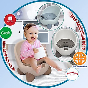 Bô cho bé đi vệ sinh, Ghế bô Hokori Baby VIỆT NHẬT có tựa lưng cao cấp -Br 01315