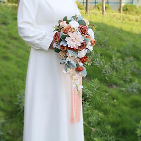 Bridal Holding Flowers Wedding Bride Bridal Bouquet for Ceremony Wedding