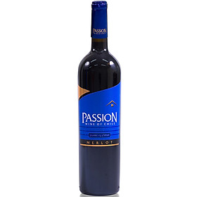 Rượu Vang Đỏ Passion Merlot 750ml 13.5