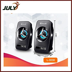 Mua Loa vi tính Kisonli L-3030 có đèn led - bass mạnh - JL - HÀNG CHÍNH HÃNG
