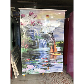 Tủ nhựa quần áo đài loan 1m8 x1m2 in hình 3D