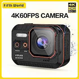 Camera hành động VIRAN 4K60FPS Điều khiển từ xa wifi 30m Chống nước Camera hành động góc rộng 170° Dash Cam Go Camera thể thao chuyên nghiệp Màu sắc: Camera-A