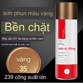 Mua Sơn xịt vàng 24K Golden TEKORO cao cấp bám dính cao
